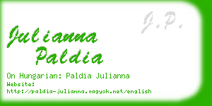 julianna paldia business card